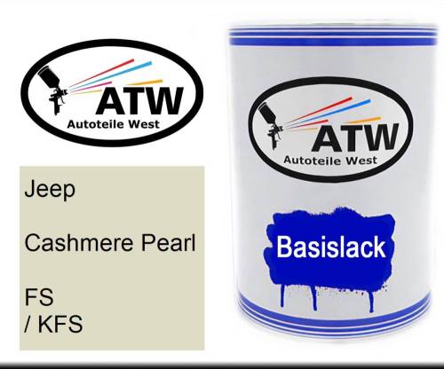 Jeep, Cashmere Pearl, FS / KFS: 500ml Lackdose, von ATW Autoteile West.